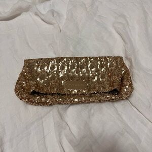 Victoria’s Secret Gold Sequin Clutch